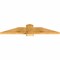Ekena Millwork Eugene Rough Sawn Timber Gable Bracket, Western Red Cedar, 48"W x 10"H x 2"D x 6"F, 5/12 Pitch GBW048X10X0206EUG00RWR - alternate 3